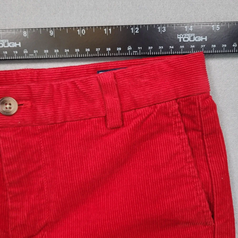Vineyard Vines Boys‎ Red Corduroy Pants Size 16 Preppy Straight Leg Holiday